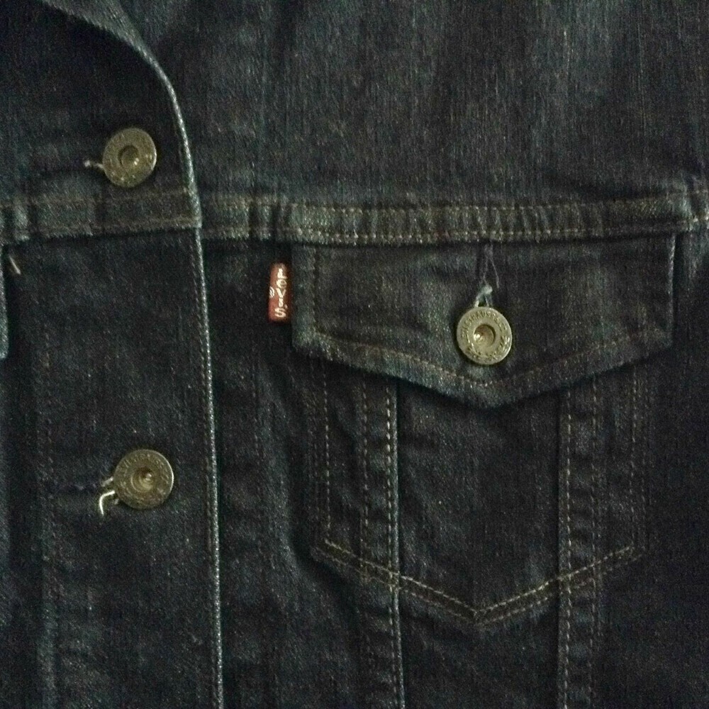 Levi's Trucker Jacket Women's XS Blue Denim Classic - Picture 3 of 4